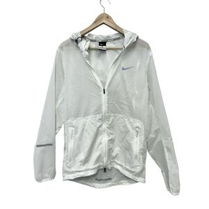 NIKE outdoor ultra-lighweight see through white jacket